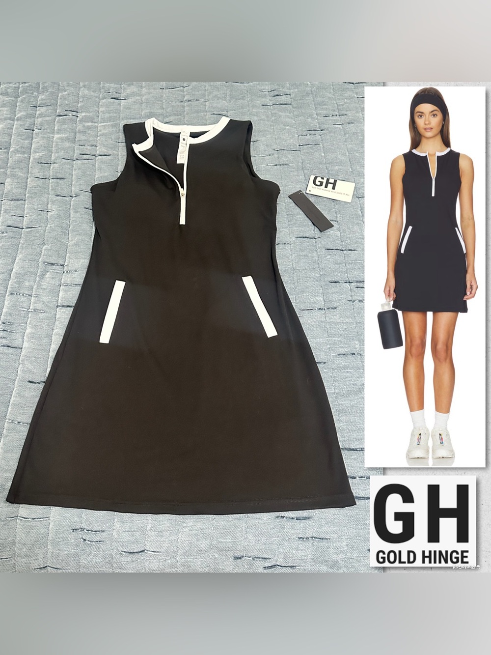 Gold Hinge Athletic Dress